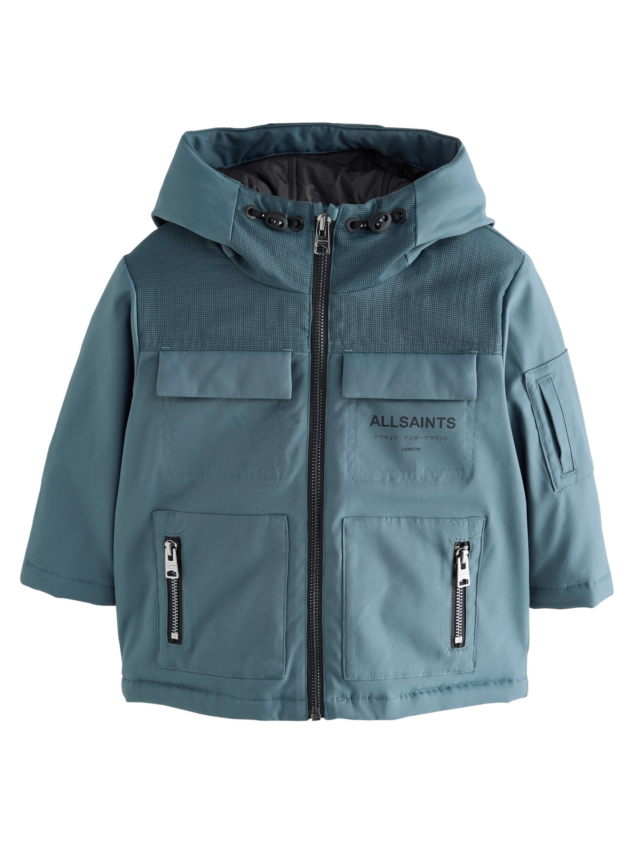 smALLSAINTS Kabát 'Underground' - Modrá: predná strana