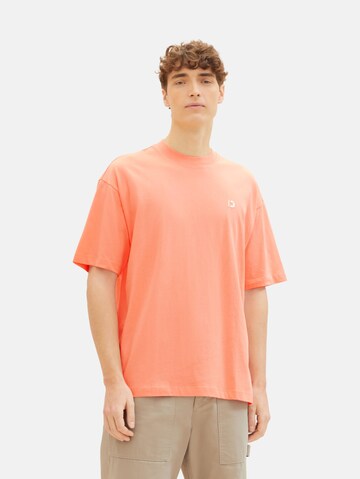 TOM TAILOR DENIM Shirt in Orange: front