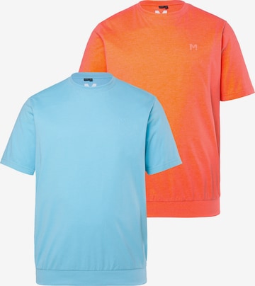 Men Plus T-Shirt in Blau: Vorderseite