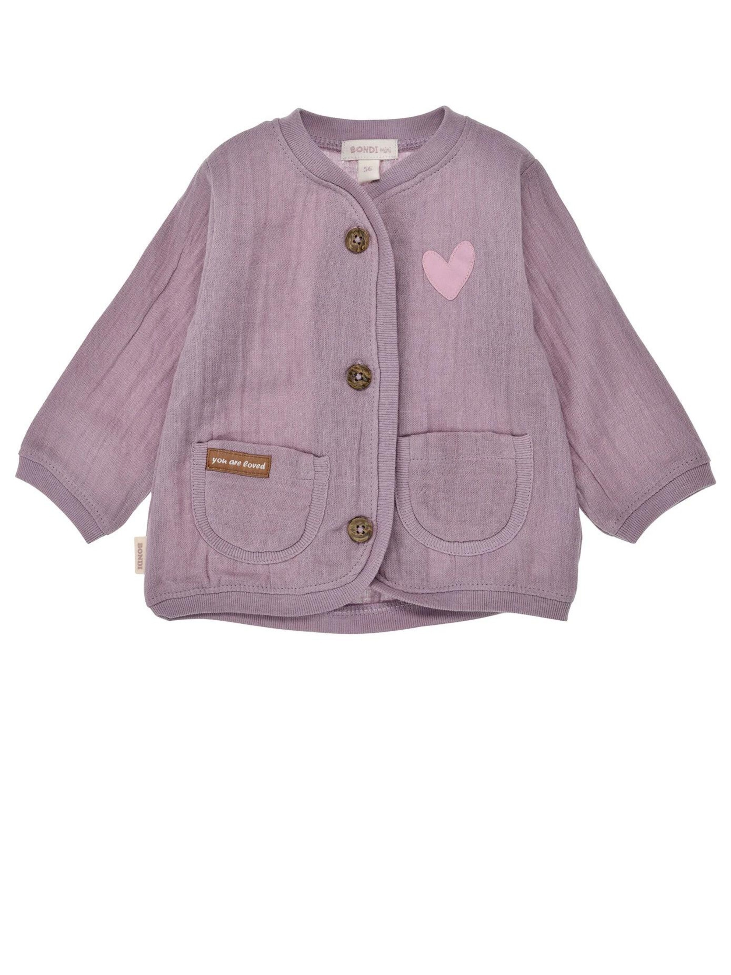 BONDI Sweatjacke‌ in Lila: Vorderseite