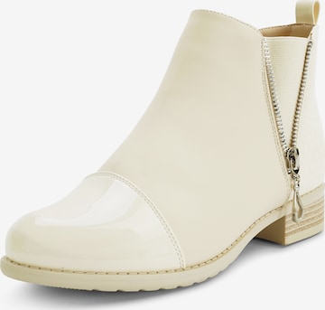 Lady Glory Booties 'MONO' in Beige: front