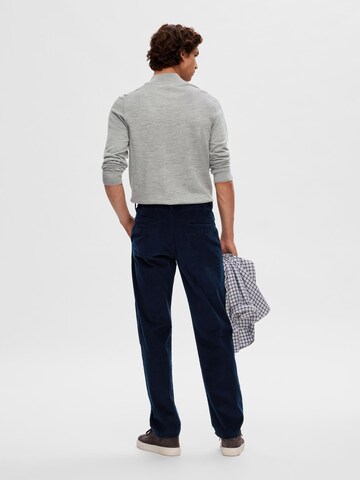 SELECTED HOMME Regular Chinobyxa 'Miles' i blå