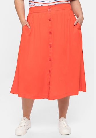 SHEEGO Skirt in Orange: front