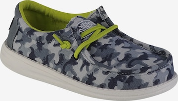 HEY DUDE Mokassin 'Hey Dude Wally Youth Camodino' in Grau: Vorderseite