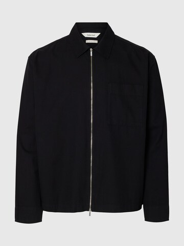 Coupe regular Veste mi-saison SELECTED en noir