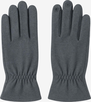 COLLEZIONE ALESSANDRO Fingerhandschuhe 'Modern' in Grau: Vorderseite