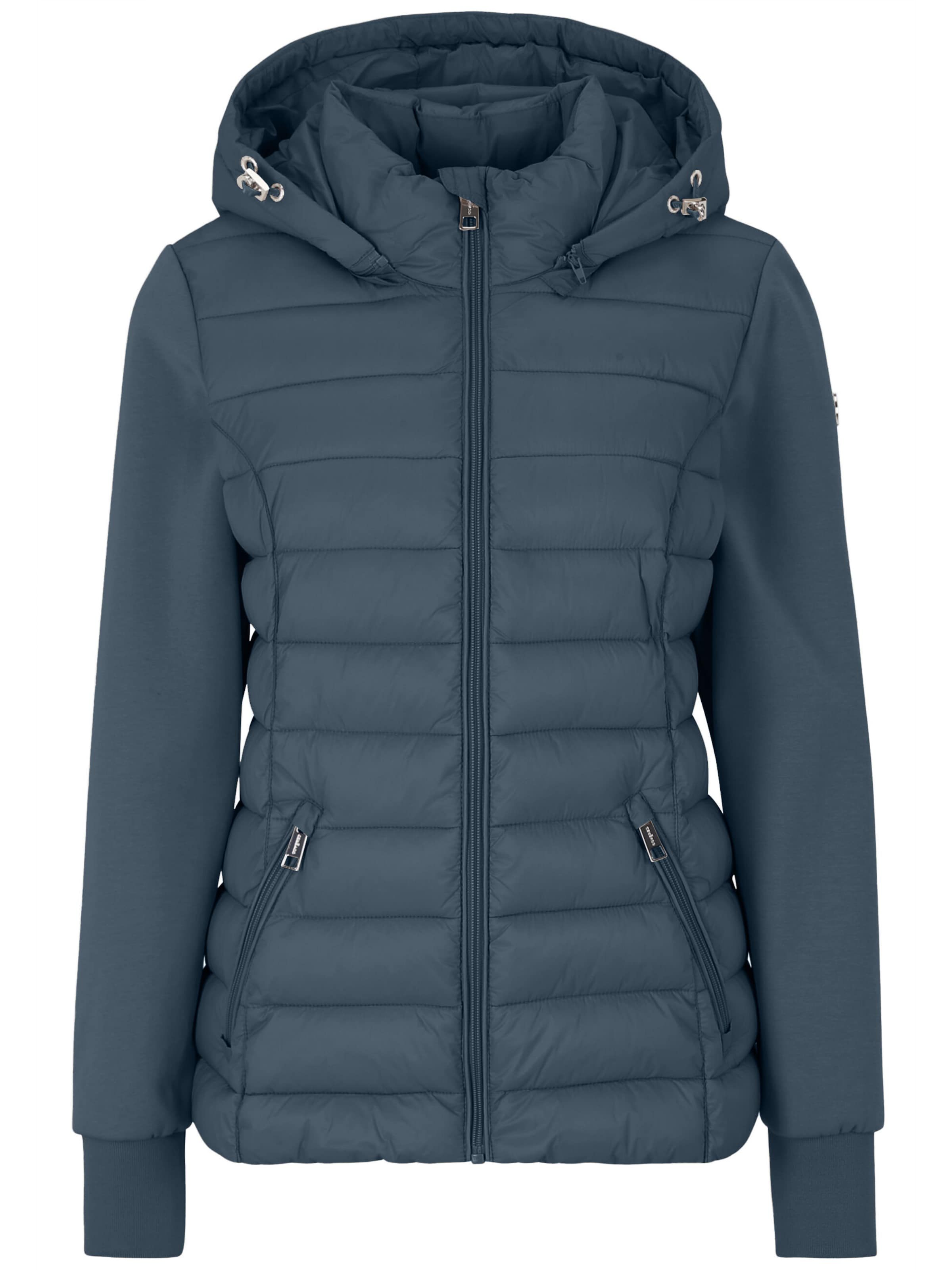 Covered Winter Jacket 'SOPHIA 3' in Blue: front