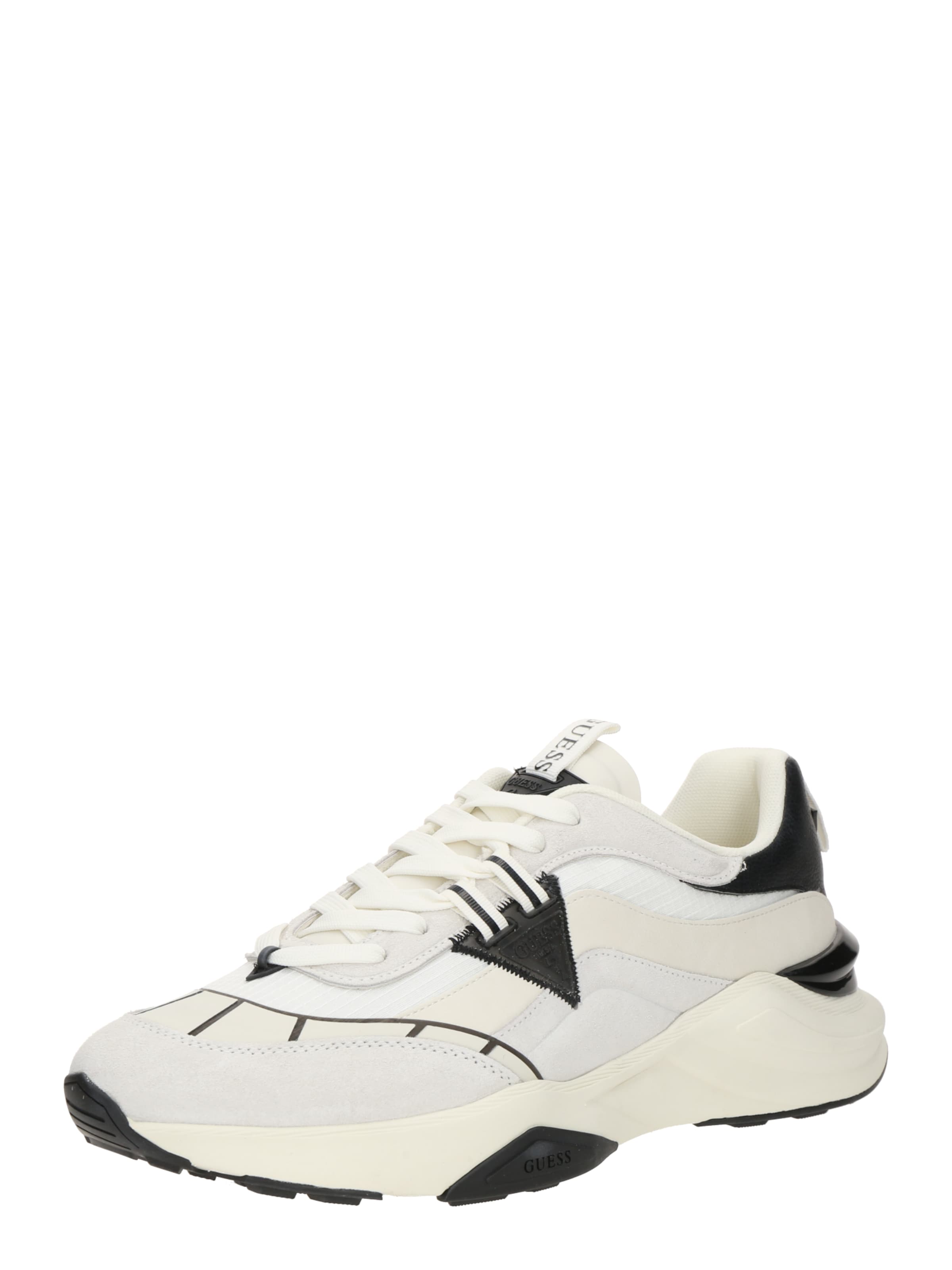 Baskets basses 'Valencia' GUESS en blanc : devant