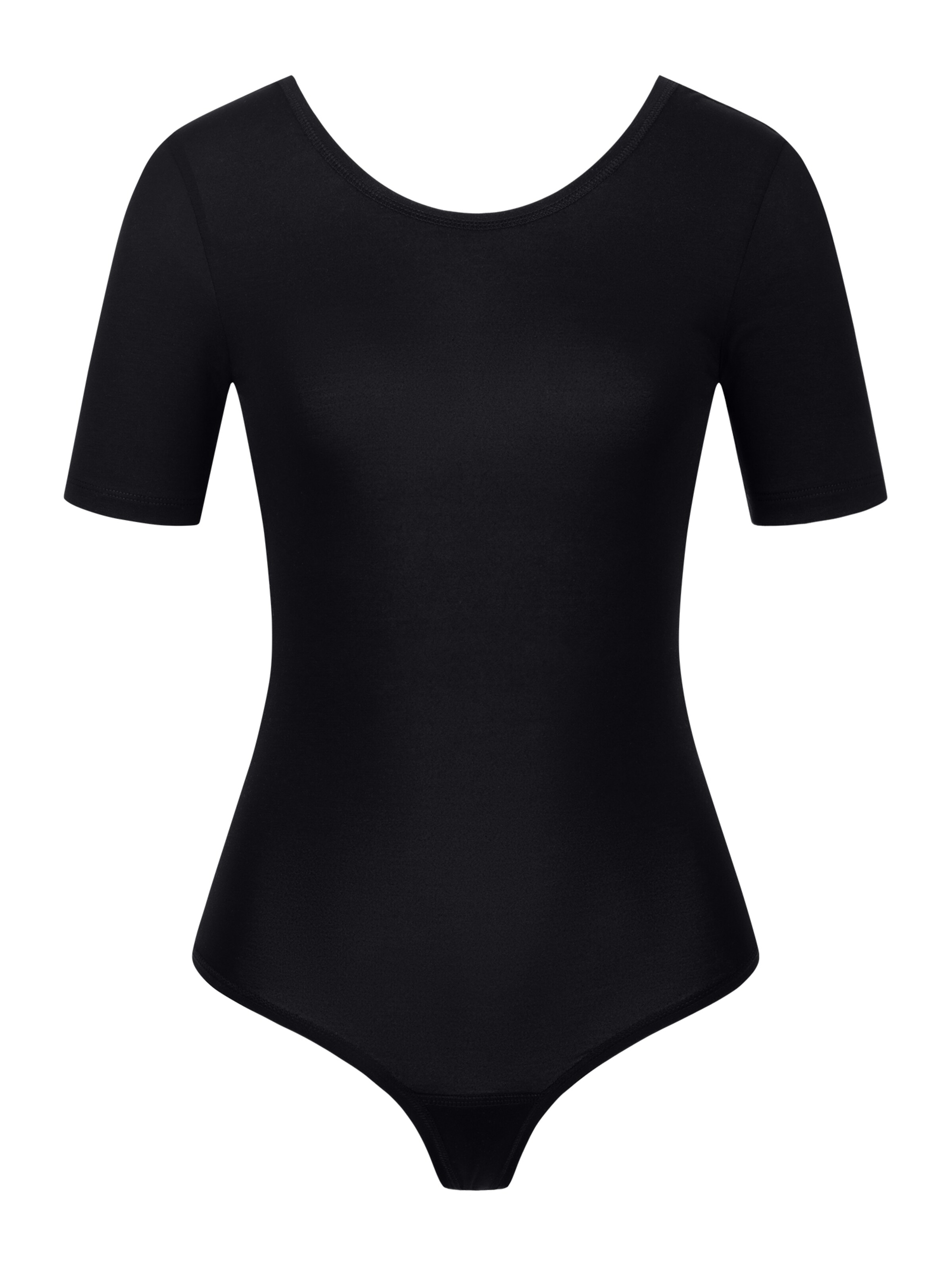 Shirtbody Erlich Textil en noir : devant