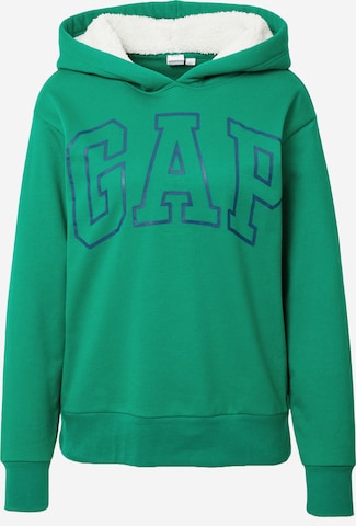 Sweat-shirt GAP en vert : devant