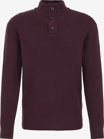 Pull-over WE Fashion en violet : devant