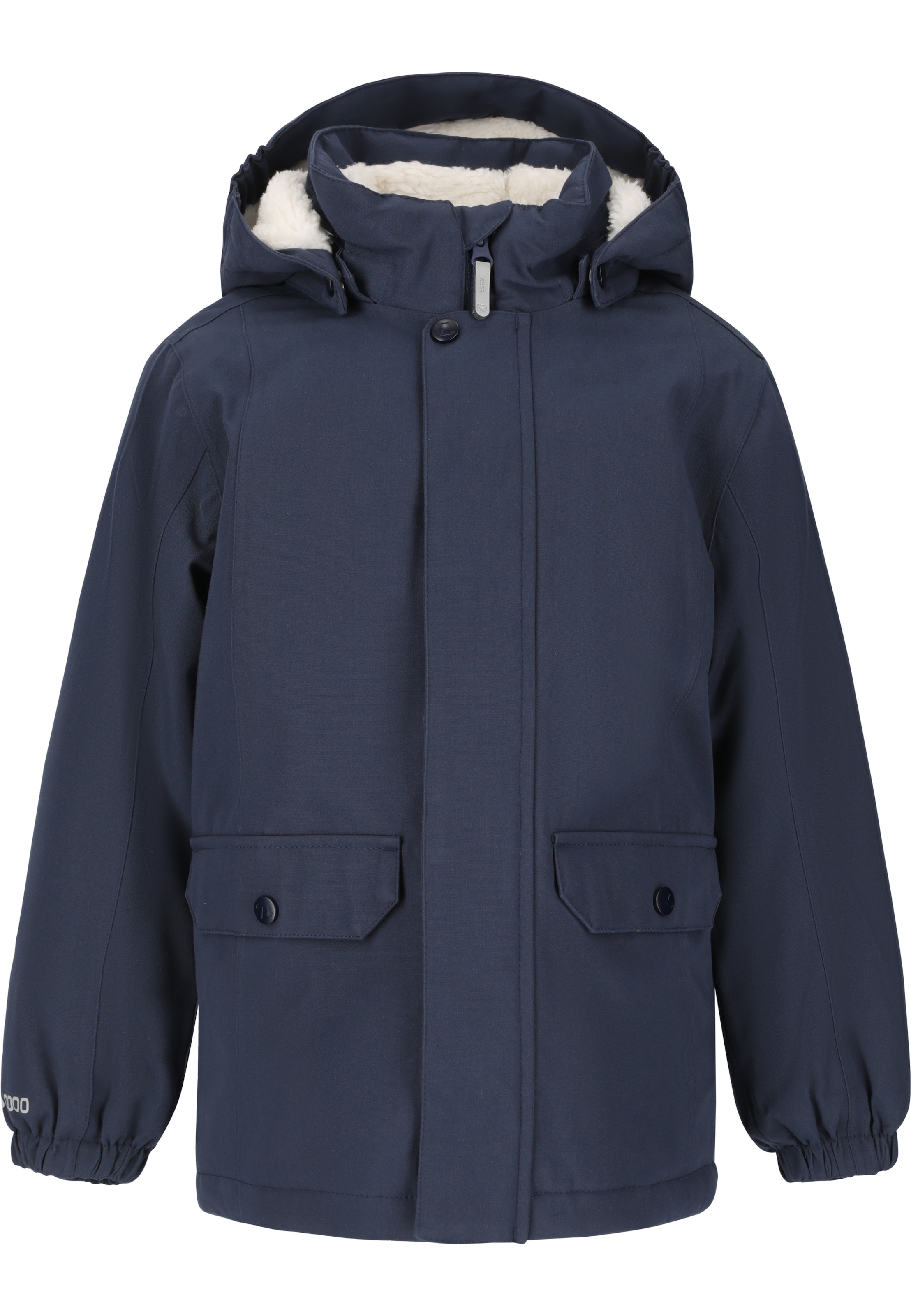 ZigZag Winterjas 'Zazu' in Blauw: voorkant