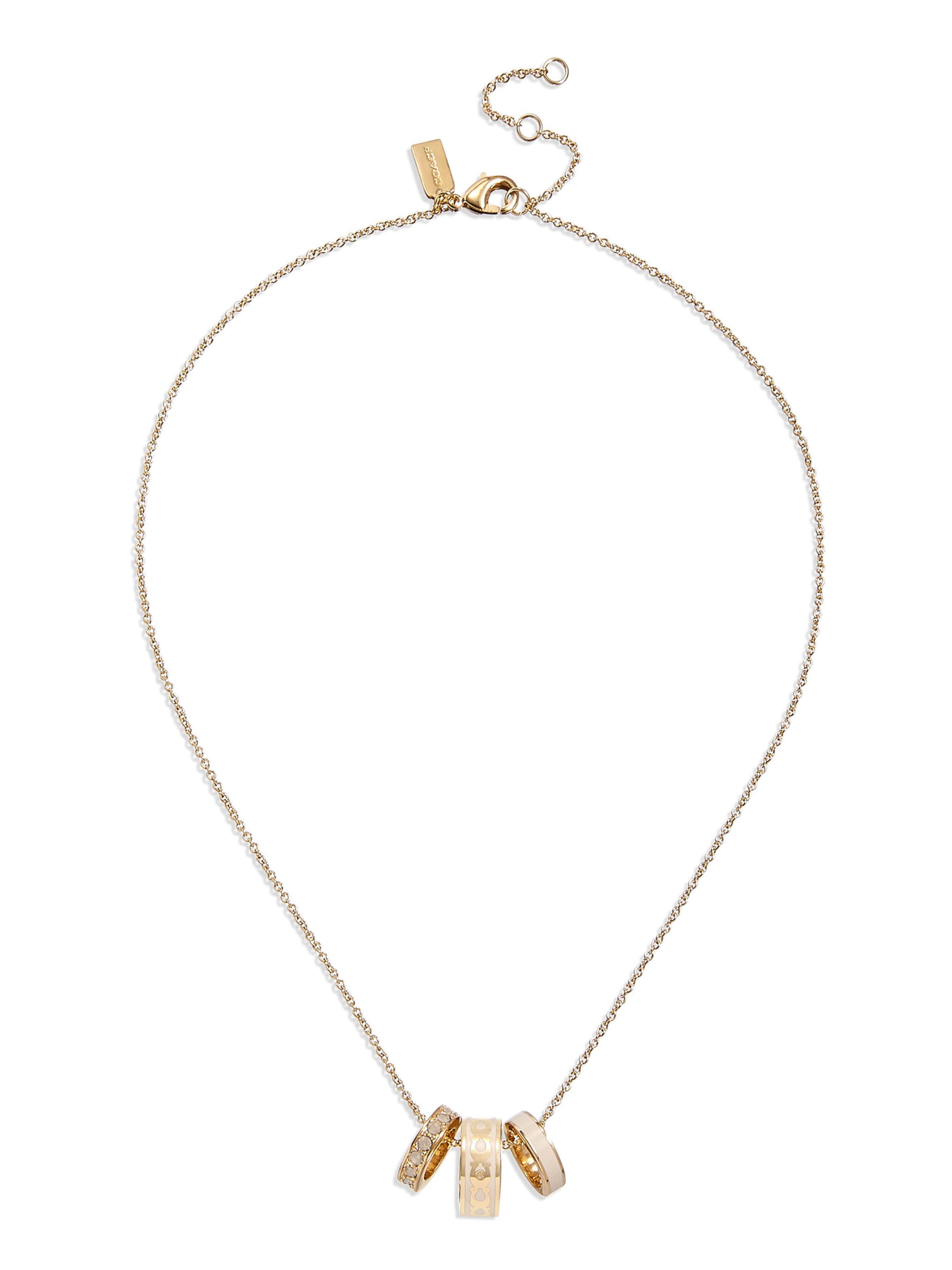 Chaîne COACH en or : devant