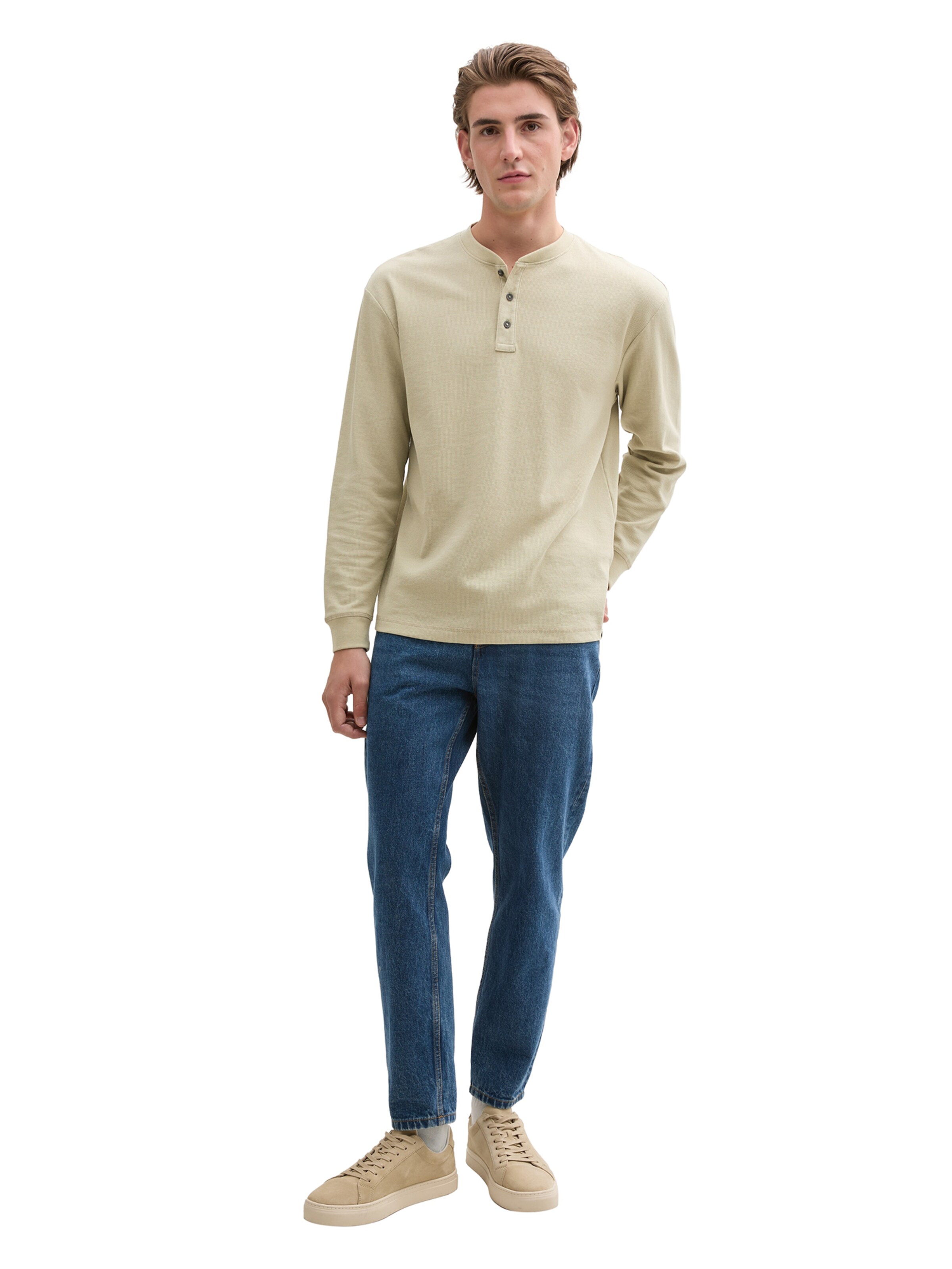 TOM TAILOR DENIM Tričko - Béžová