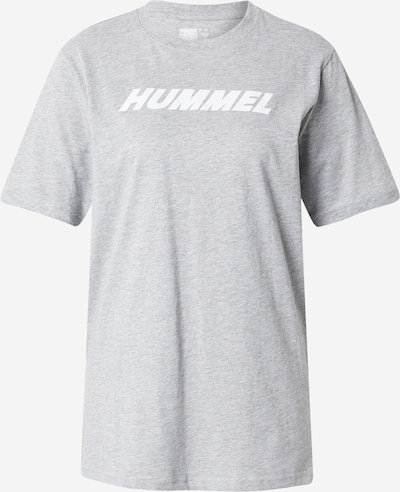 Hummel Toiminnallinen paita 'ELEMENTAL' koossa L värissä kivenharmaa / valkoinen, Tuotenäkymä