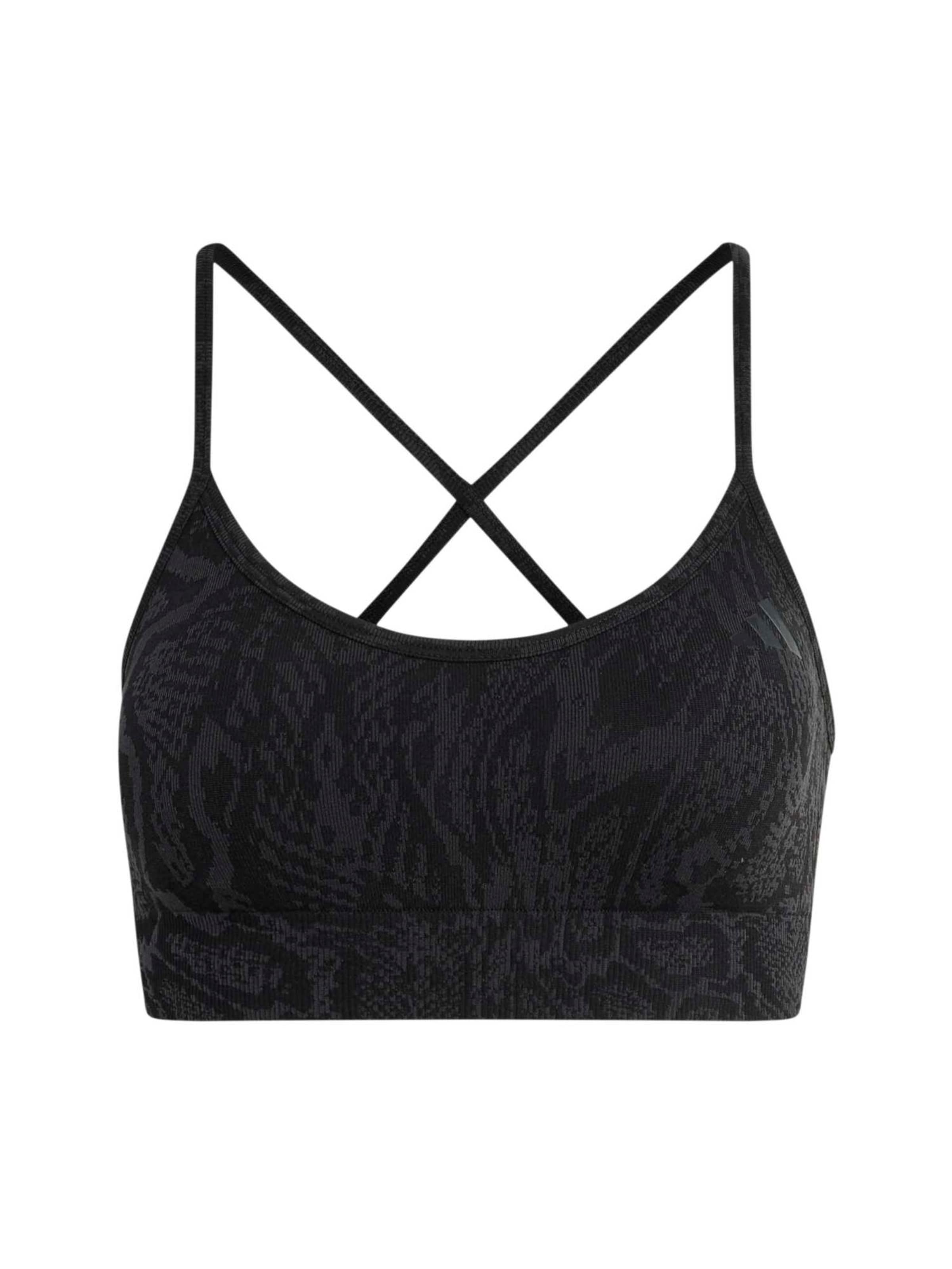 ADIDAS PERFORMANCE Sports Bra 'WE' in XS in Anthracite / Black, Item view