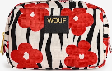 Trousses de toilette 'Daily' Wouf en rouge : devant