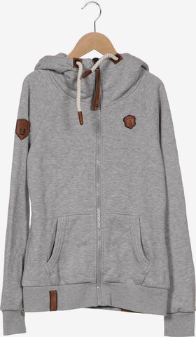 naketano Sweatshirt & Zip-Up Hoodie in M in Grey: front