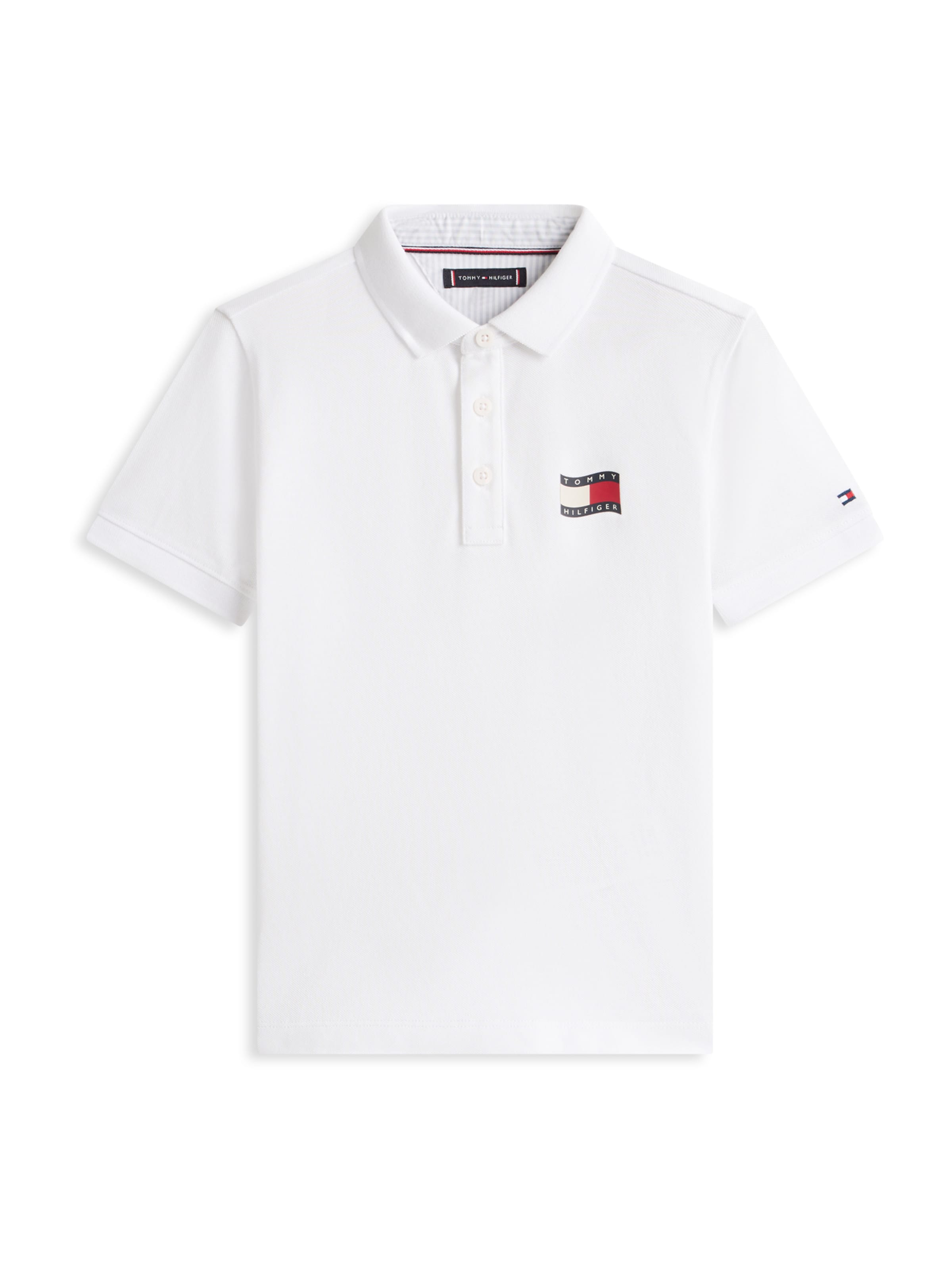 T-Shirt TOMMY HILFIGER en blanc : devant