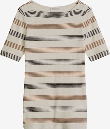 T-shirt Marc O'Polo en beige : devant