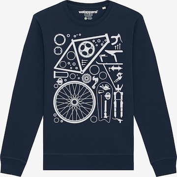 Watapparel Sweatshirt in Blauw: voorkant