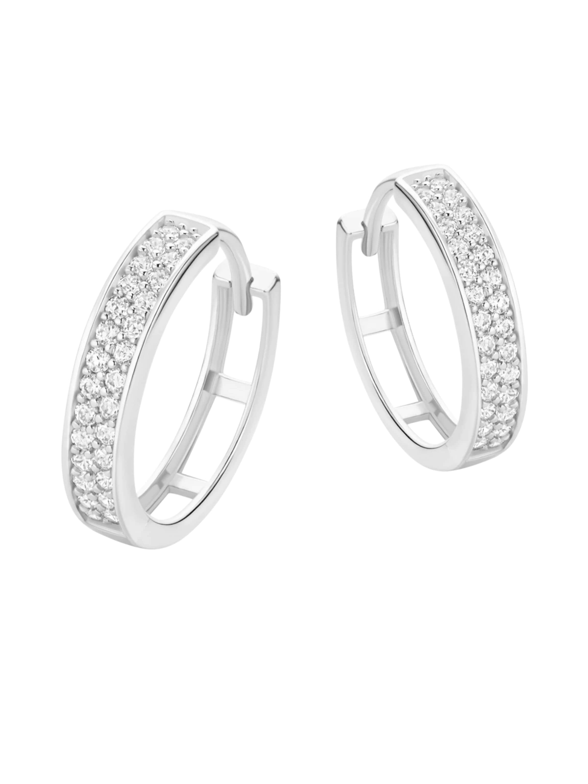Boucles d'oreilles DIAMANT LETERNEL en argent