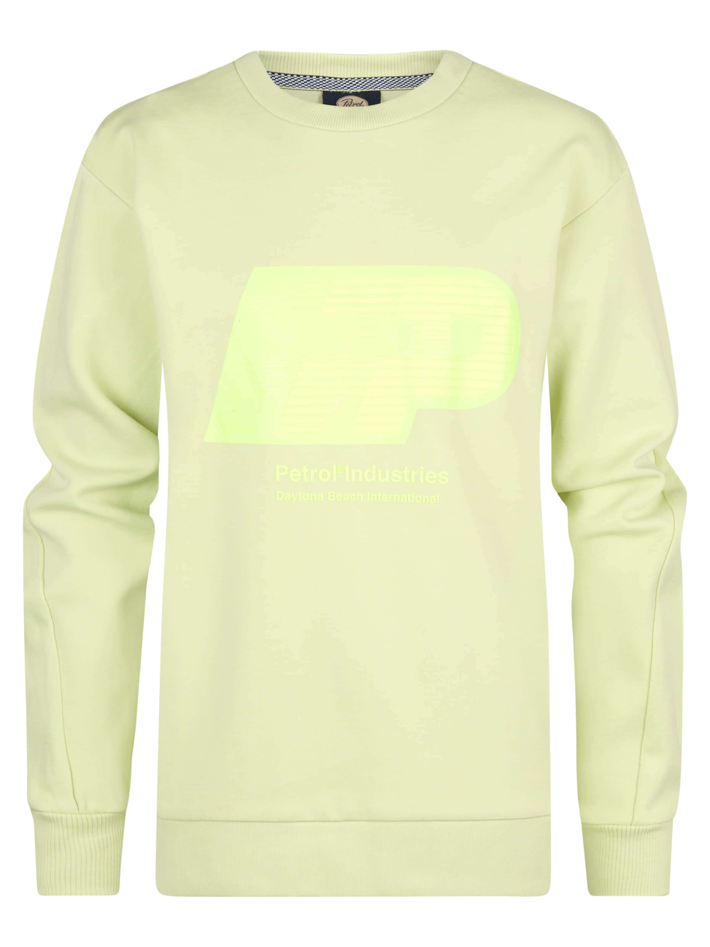 Petrol Industries Sweatshirt 'Harborview' in Grün: Vorderseite