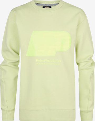 Petrol Industries Sweatshirt 'Harborview' in Grün: Vorderseite