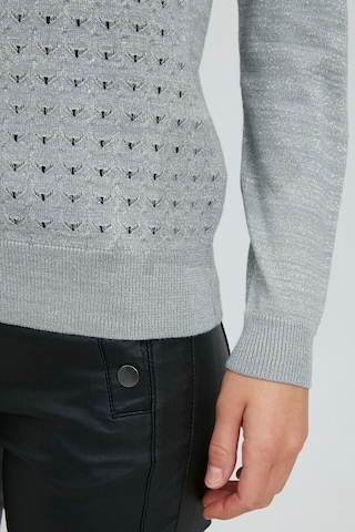 Fransa Sweater 'Dechimmer' in Grey