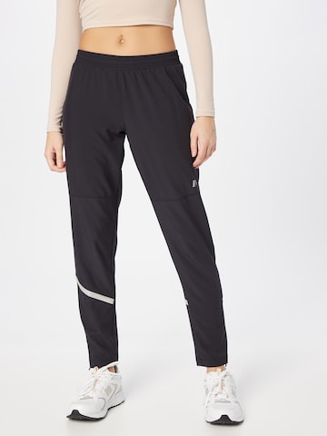 Effilé Pantalon outdoor 'PORTLAND' Newline en noir : devant