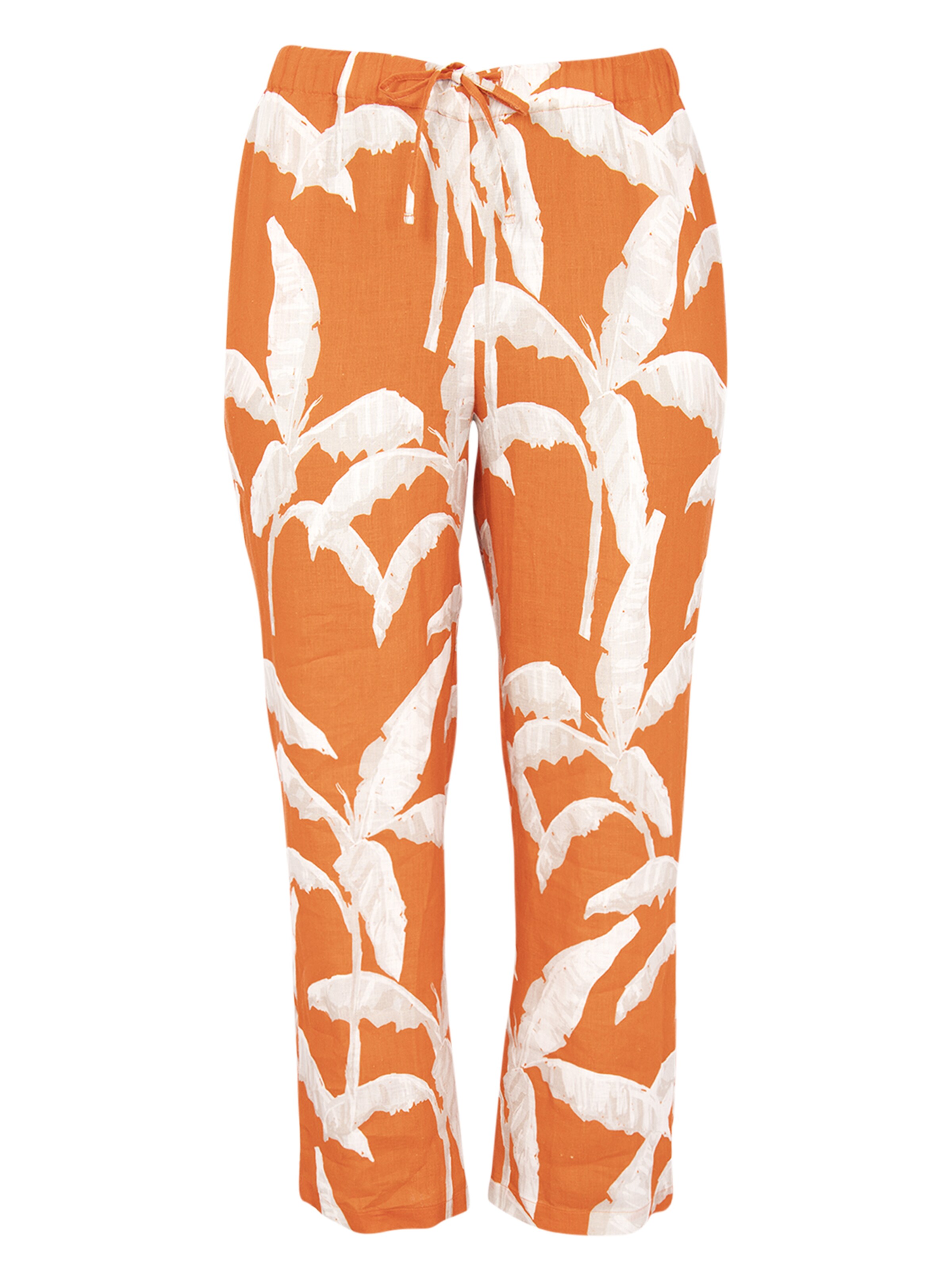 YOEK Loose fit Trousers in Orange: front