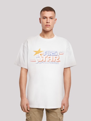 F4NT4STIC Shirt 'FIRSTSTAR' in Wit: voorkant