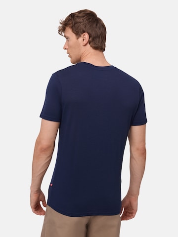 DANISH ENDURANCE T-Shirt '100% Merino' in Blau