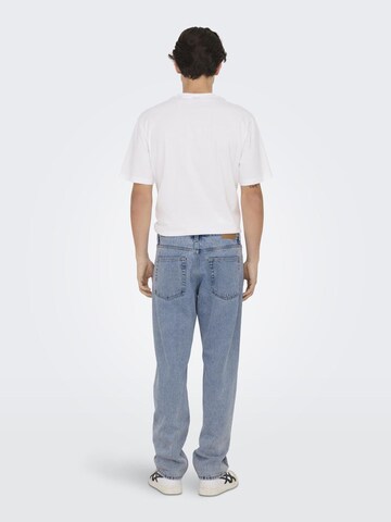 Only & Sons regular Jeans i blå