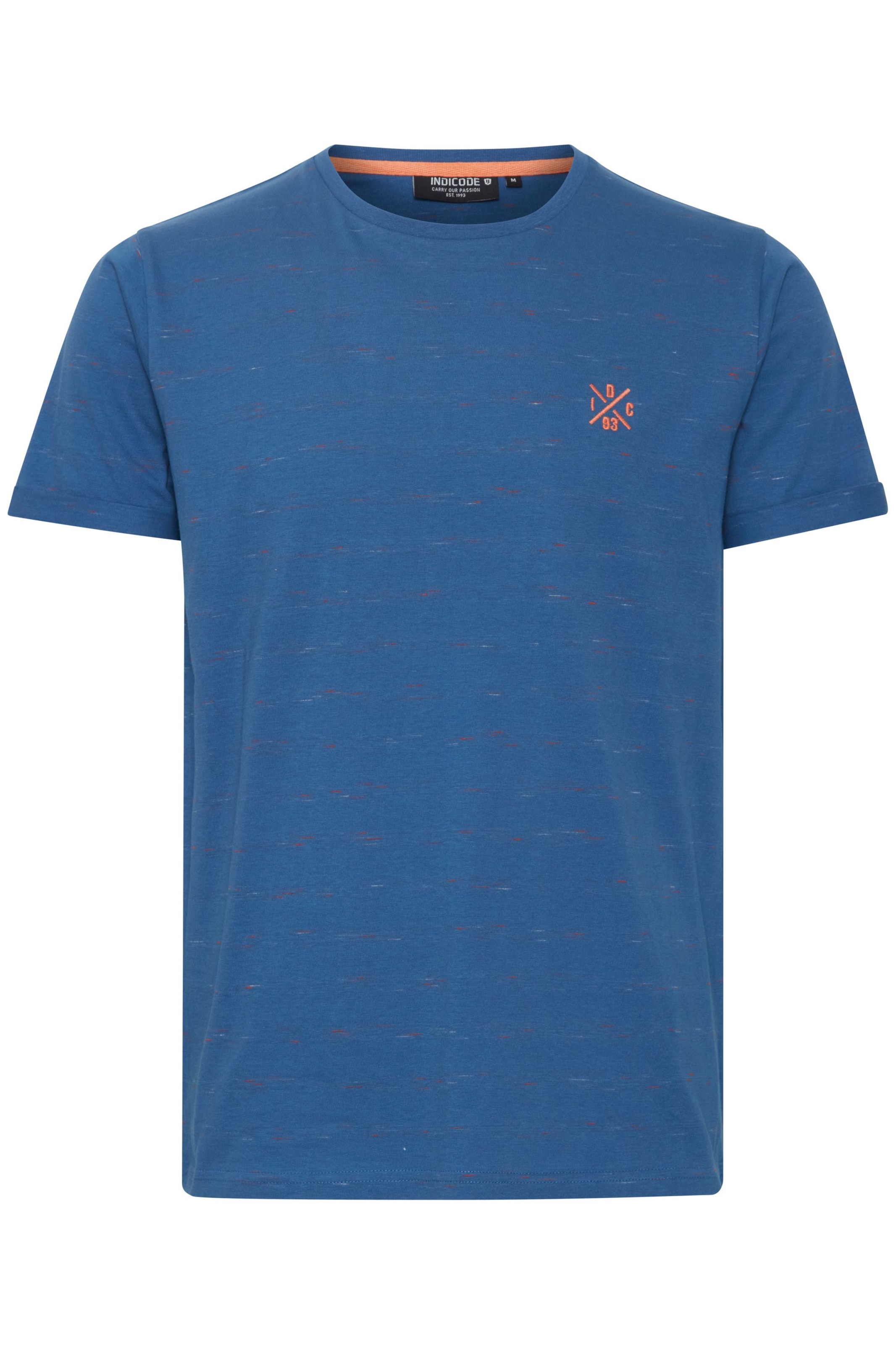 INDICODE JEANS Shirt 'Gabrix' in Blauw: voorkant