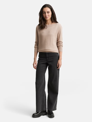TOM TAILOR Sweater in Brown