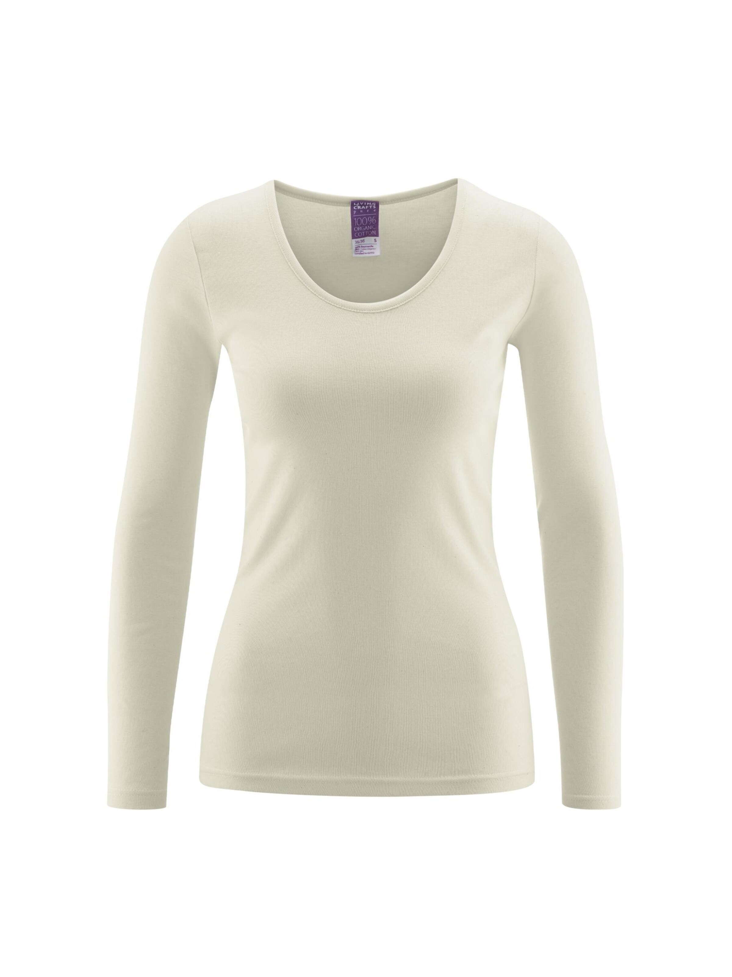Living Crafts Undershirt 'JOHANNA' in Beige: front