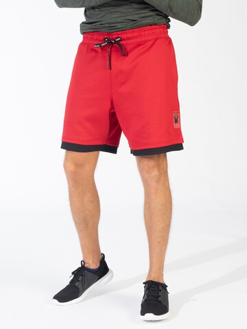 Spyder Regular Sports trousers in Red: front