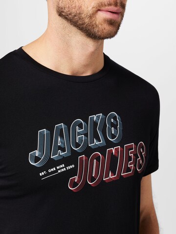 JACK & JONES Tričko 'FRIDAY' – černá