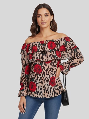 LapaPlus Bluse in Mischfarben: Vorderseite