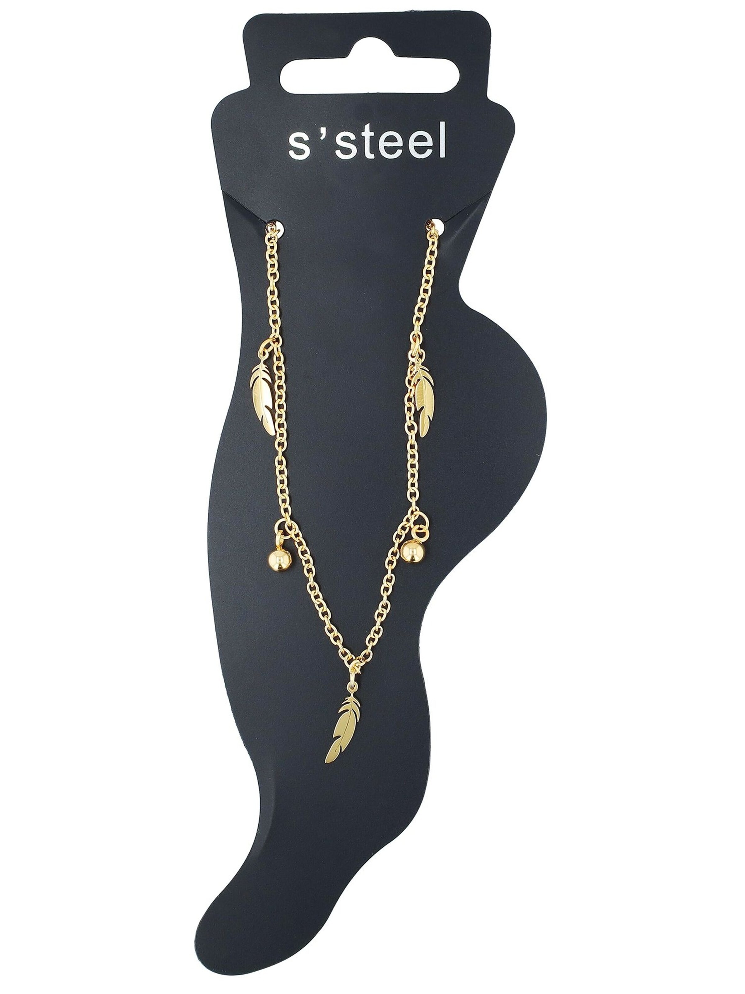 Akzent Foot Jewelry 'Nyrobi, langlebig' in Gold: front