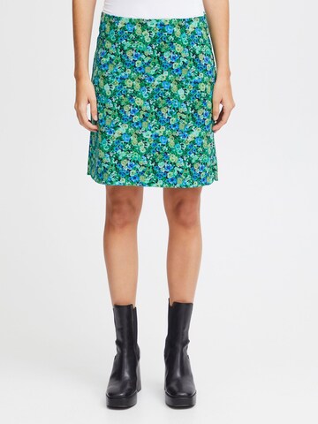 ICHI Skirt ' Kate ' in Green: front