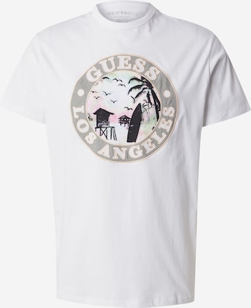 GUESS Originals - Camisa em branco: frente