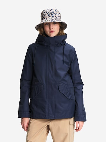AIGLE Between-seasons parka in Blue: front