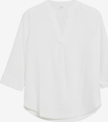 s.Oliver Bluse in Weiß: Vorderseite