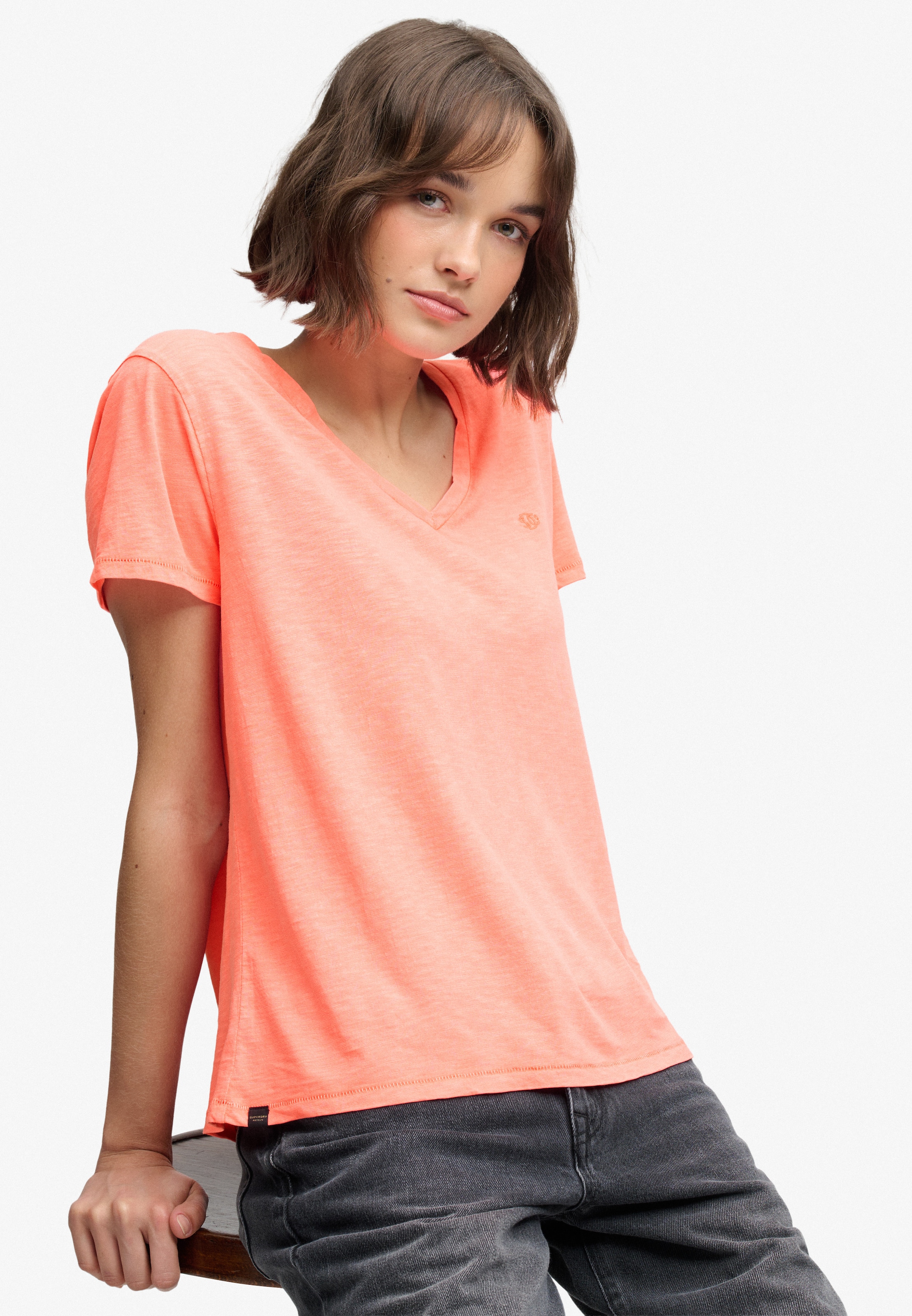 Superdry & Co Shirt 'Studios' in Oranje