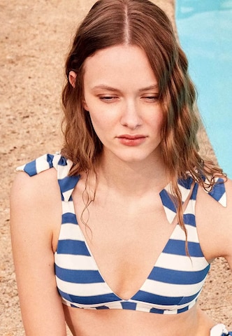 Gisela Triangel Bikini in Blauw