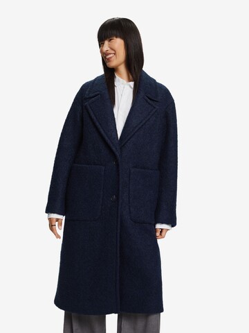 ESPRIT Between-Seasons Coat in Blue: front