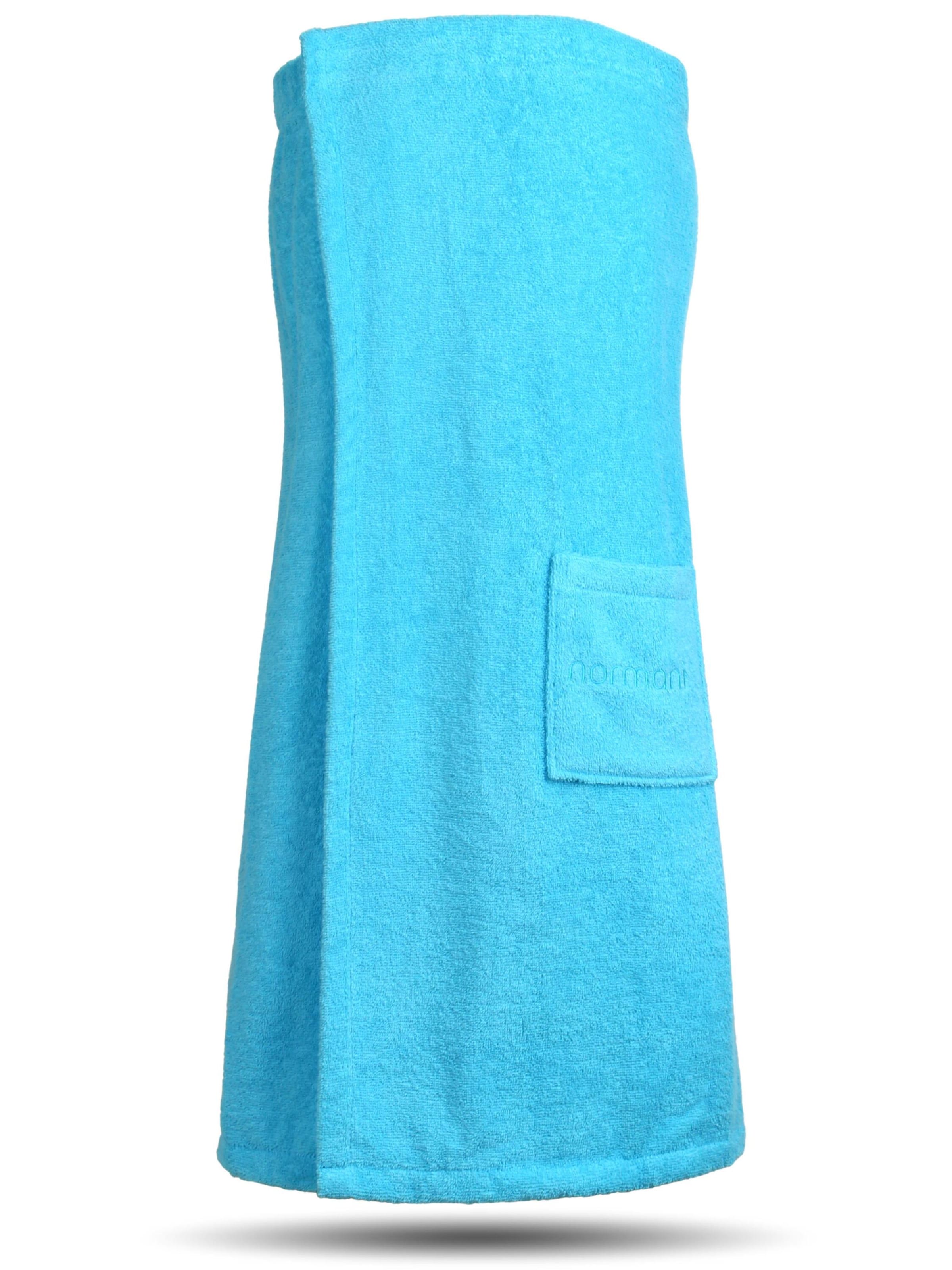 normani Saunakilt 'Mardin' in Blau: Vorderseite