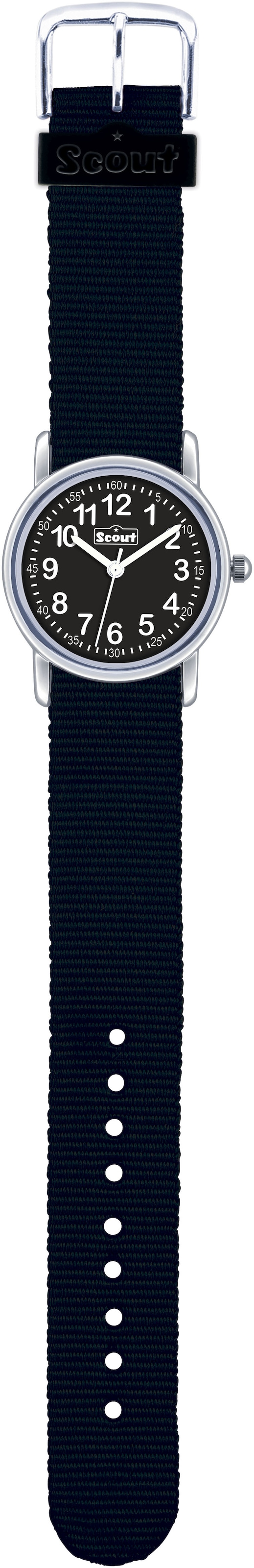 SCOUT Uhr in Schwarz: Vorderseite